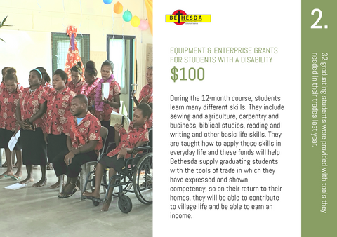 CC20 - #02 - Equipment & Enterprise Grants for Students with a Disability