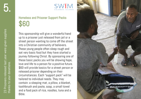 CC20 - #05 - Homeless and Prisoner Support Packs
