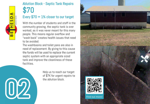 CC21 - #02 - Ablution Block - Septic Tank Repairs