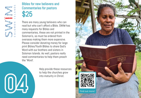 CC21 - #04 - Bibles for new believers and Bible Commentaries for pastors